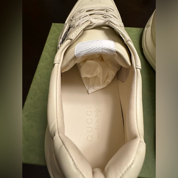 New Gucci Rhyton Logo Sneaker Shoes UK 13 / US 13.5 - Picture 15 of 16